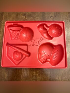 JELL-O Jigglers SPORTS MOLDS Soccer Baseball Basketball Football Jello